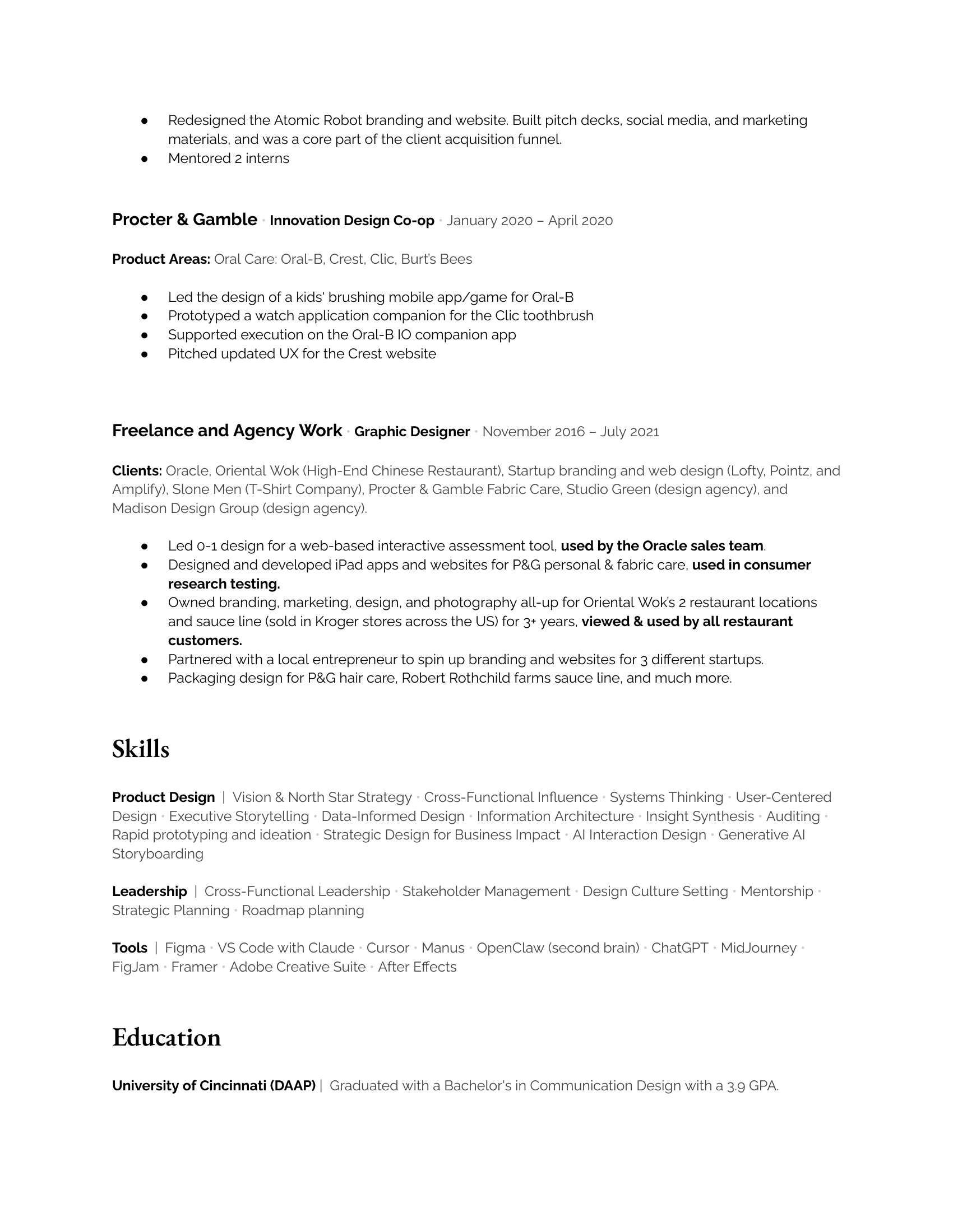 Grace Johnson Resume — Page 2